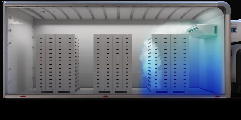 efficient cargo airflow with thermo king t-90 truck units